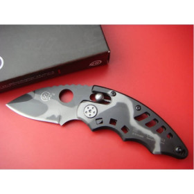 TIGER TATTOO&BLACK VERSION OEM SR SMALL TADPOLES FOLDING KNIFE UDTEK00527